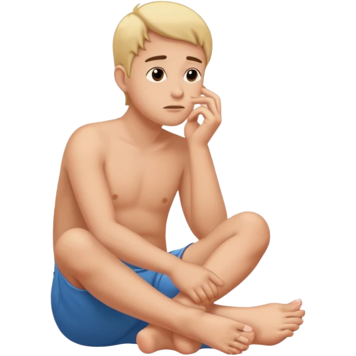 blud thinks about toes emoji