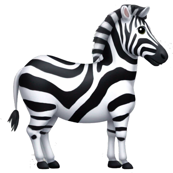 Zebra con lazo emoji