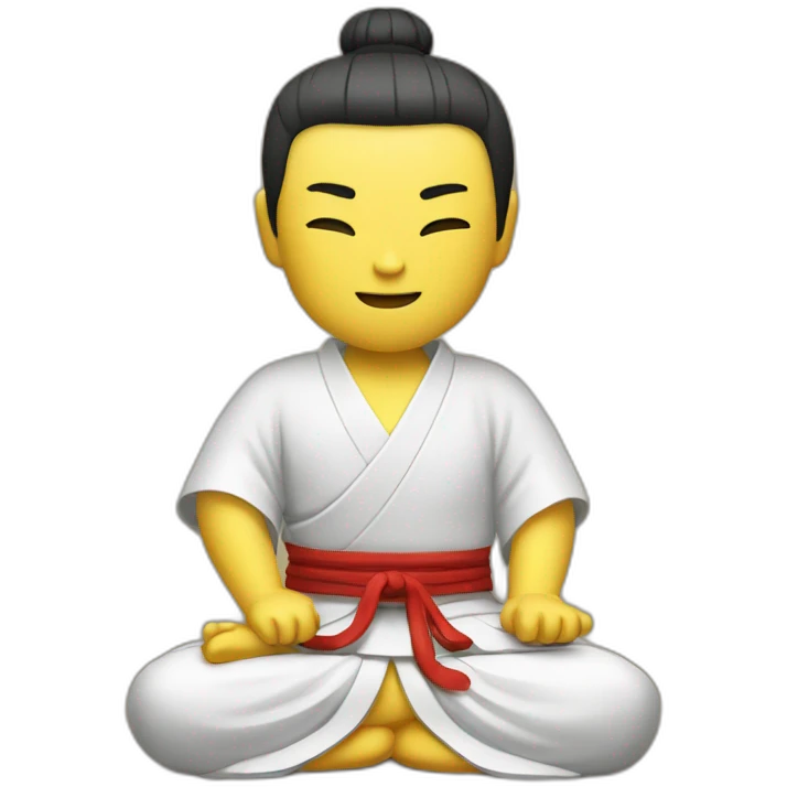 zen buddhist samurai emoji