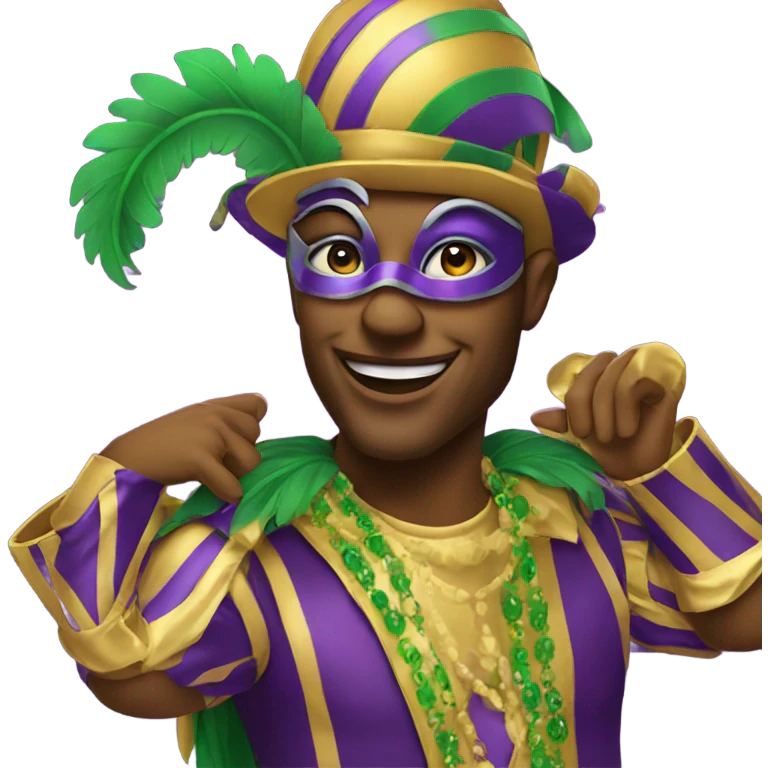Mardi Gras emoji