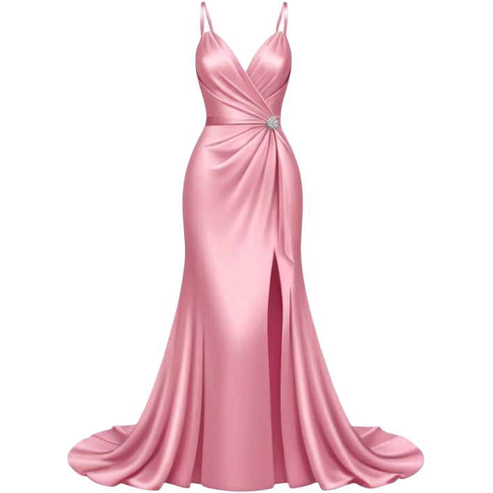 Gown in pink emoji