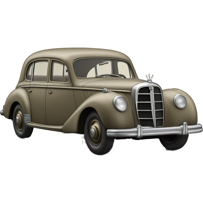 Wonder Woman’s Invisible 1943 WW2 Mercedes German Staff Officer’s 4-door Car emoji