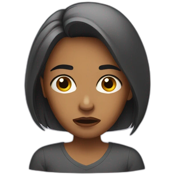 Disappointed woman emoji