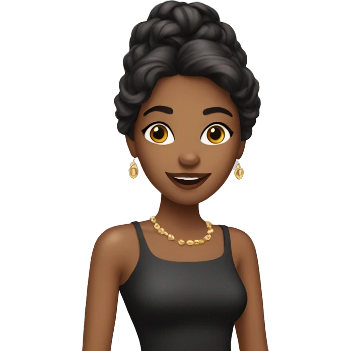Coquette girl emoji
