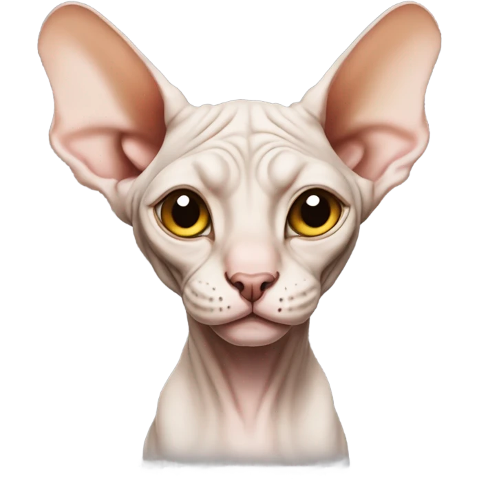 Sphynx cat emoji