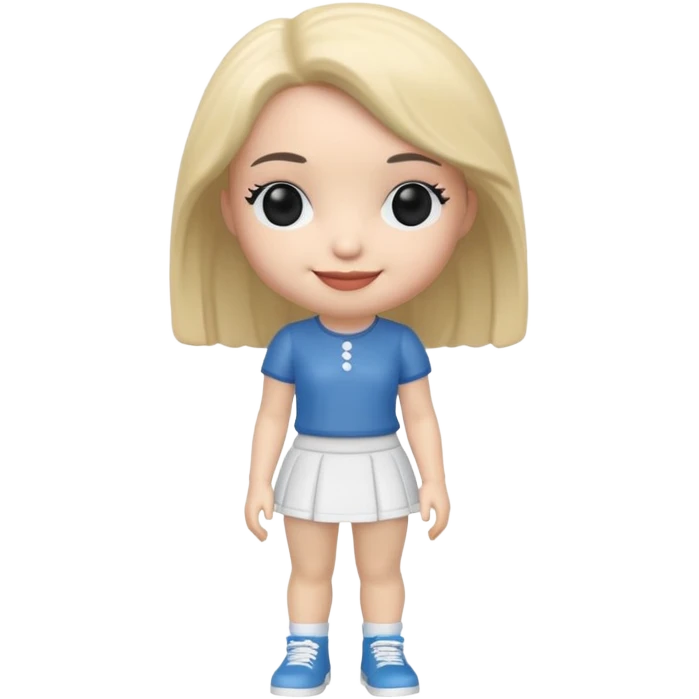 Fanko Pop Figure girl full body emoji