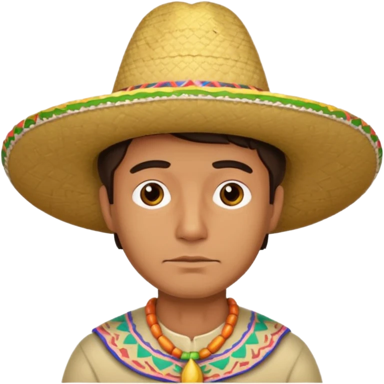 ЗАДУМЧИВЫЙ ЧЕЛОВЕК В СОМБРЕРО emoji