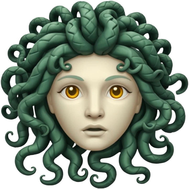 statue head medusa emoji