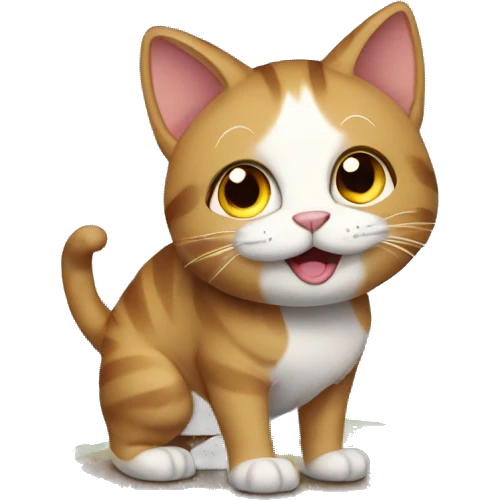 cat on mountain side emoji