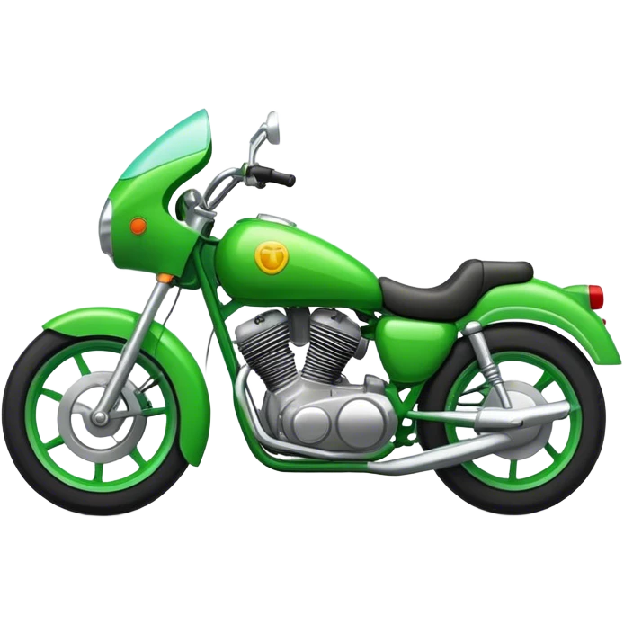 Green moto emoji