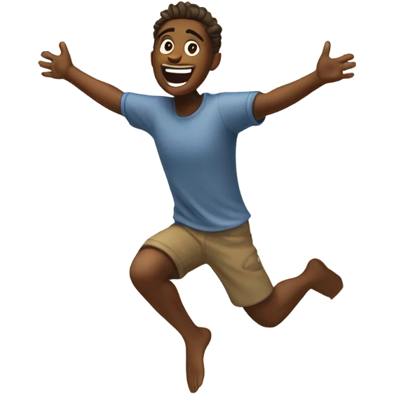cliff jumping emoji