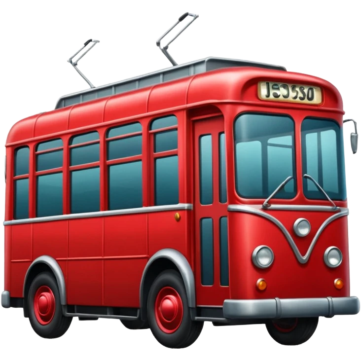 trolleybus emoji