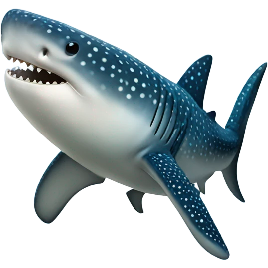 Whale shark emoji