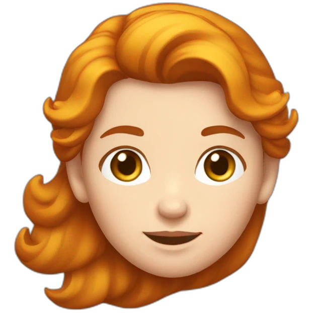 Une fille rousse fais de la pôle dance emoji