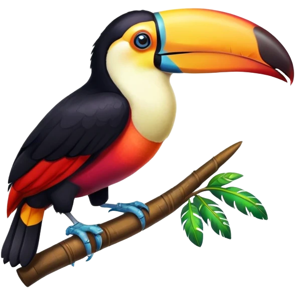 Tucan colored emoji