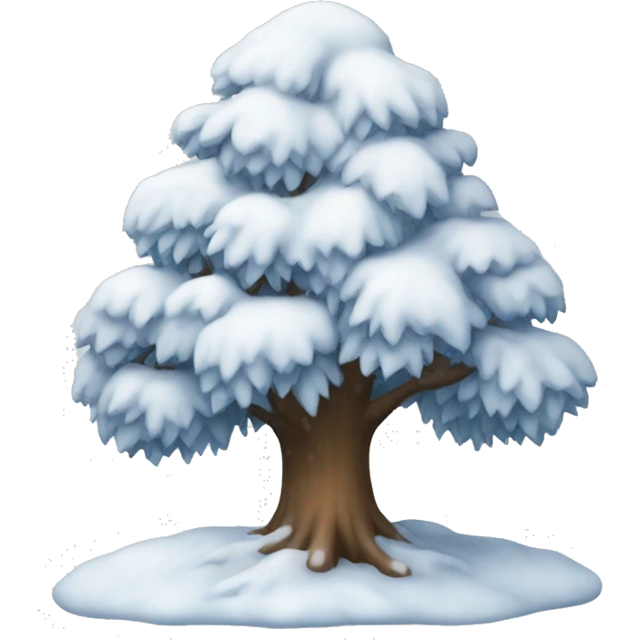 Snow tree emoji