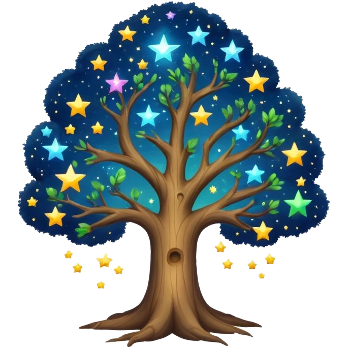World tree in space emoji