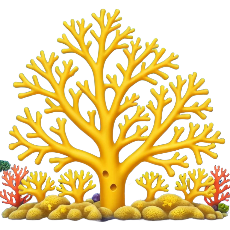 yellow Corals emoji