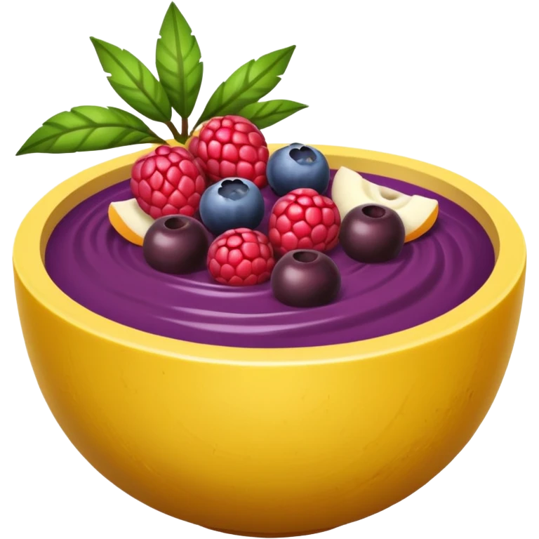 Acai bowl emoji