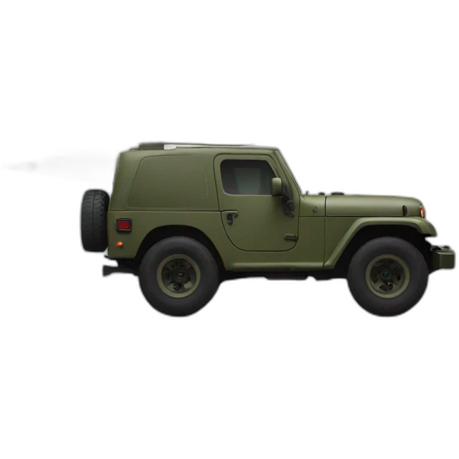 military missile launching jeep emoji