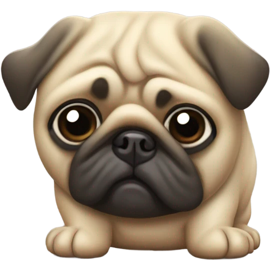 obese pug emoji