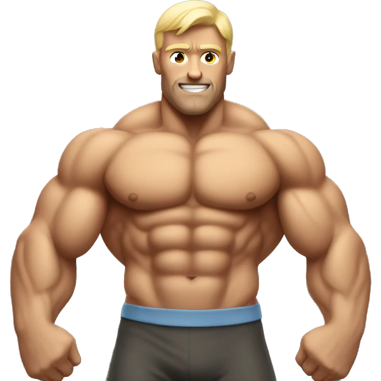 Muscle man emoji