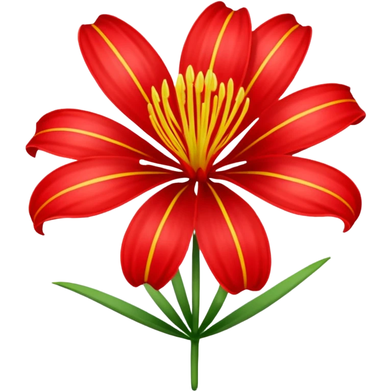 Quiero un emoji lindo para mí novia de la flor lycoris radiata me gusta pero quiero enviarlo como emoji, no cómo sticker  emoji