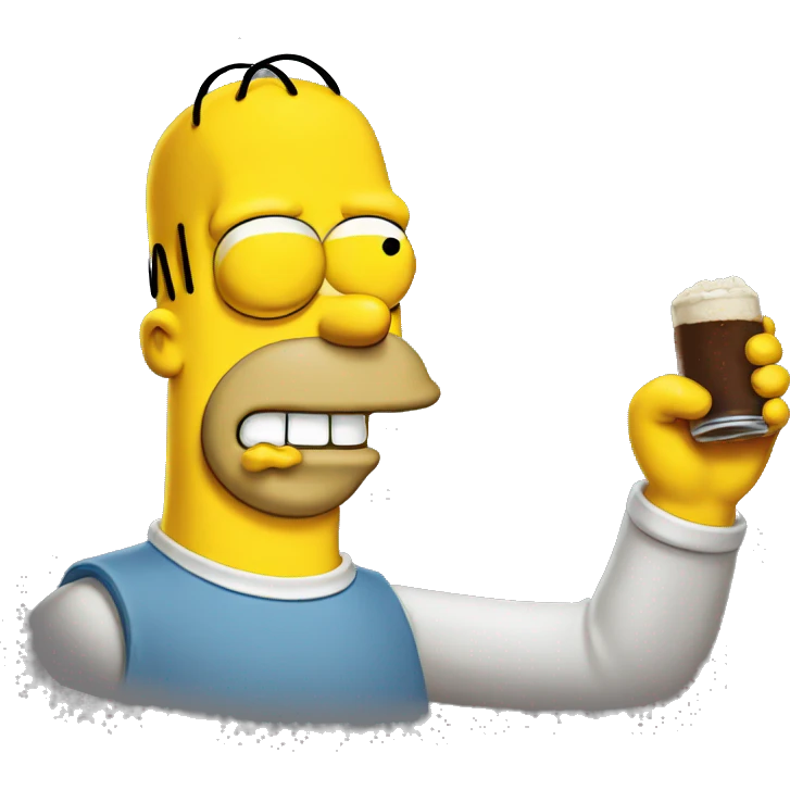 Homer Simpson Homer Simpson emoji