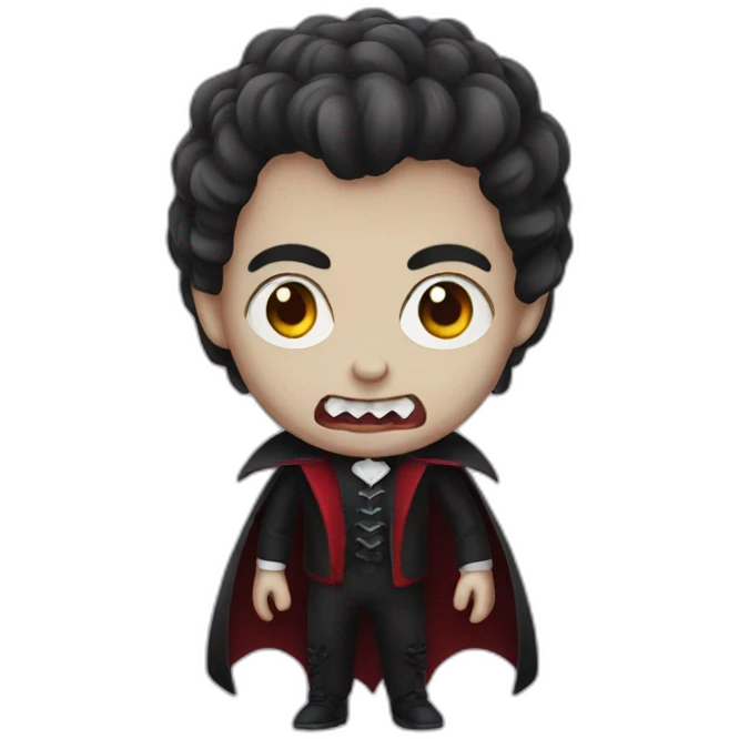 Vampire halloween emoji