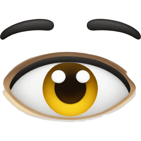 thick eyebrows emoji