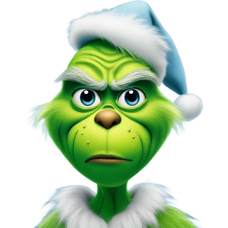 Blue the grinch emoji