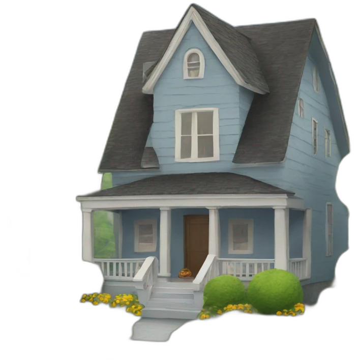 Big short in a house emoji
