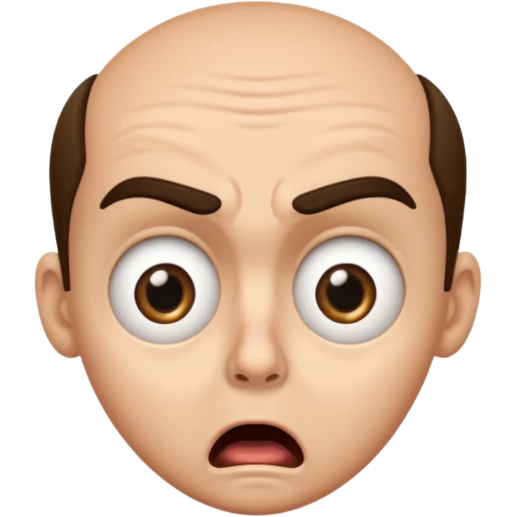 😦 this with mad eyebrows emoji