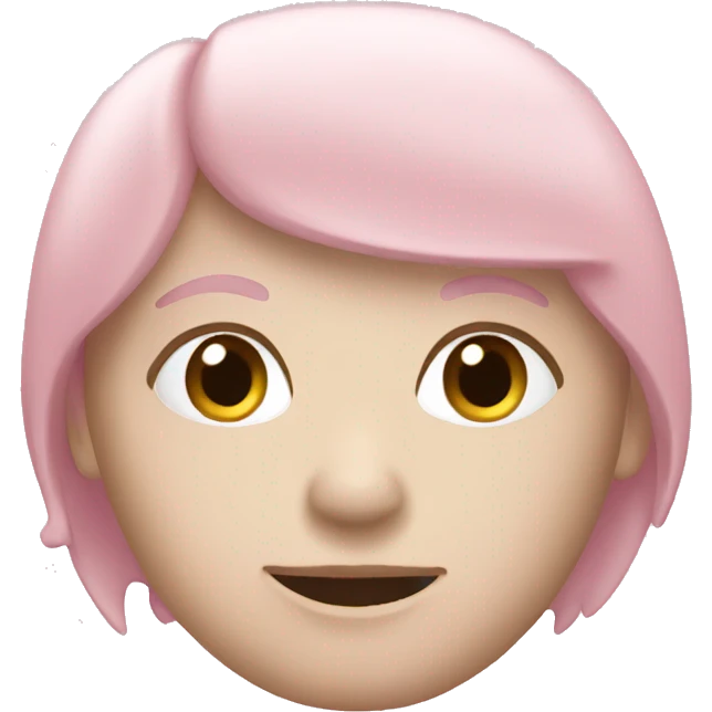 light pink emoji