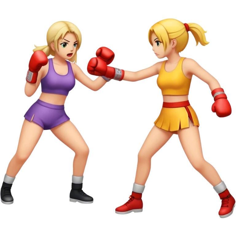 Girl fight  emoji