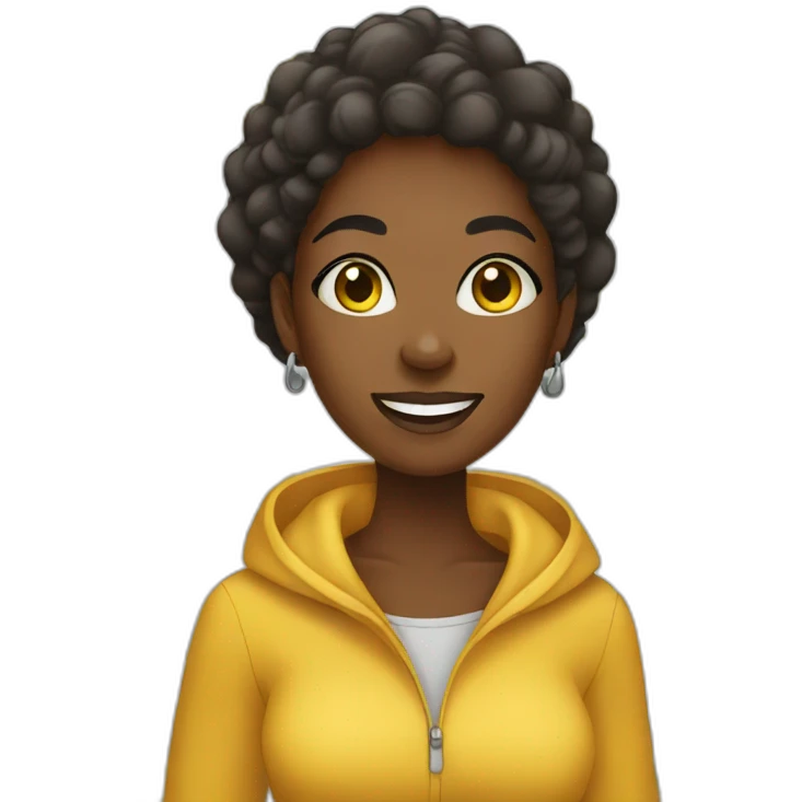 african lady shopping emoji