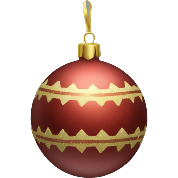 Christmas ball emoji