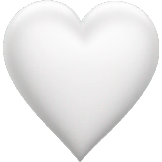 white heart emoji