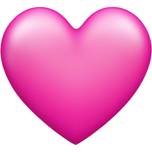 Pink heart emoji