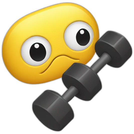2 dumbbells emoji