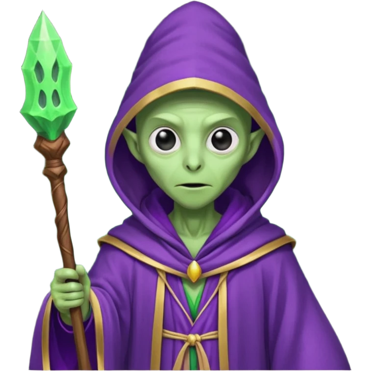 Alien wizard emoji