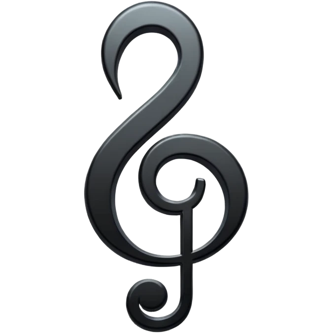 bass clef music emoji
