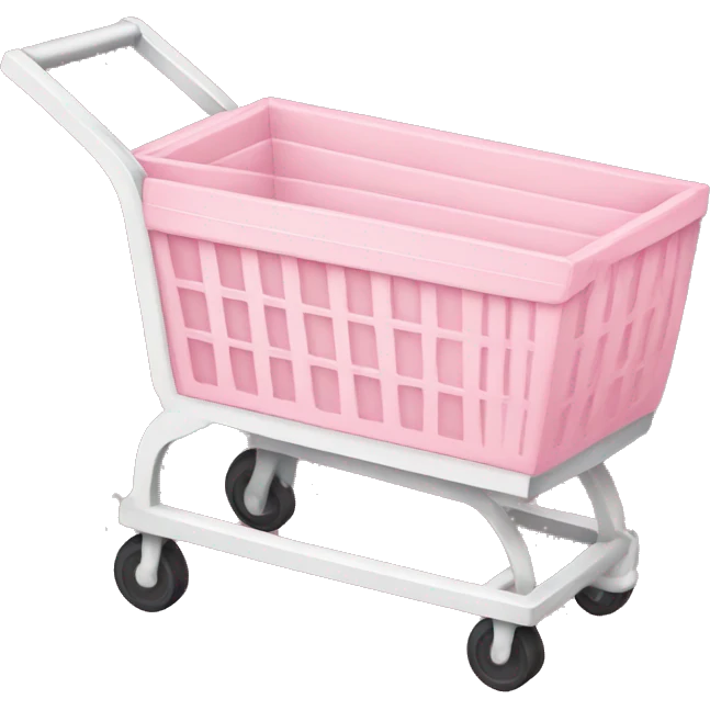 light pink cart emoji