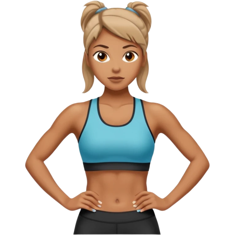 woman working out emoji
