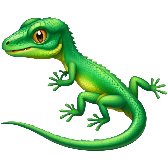 Stressed lizard emoji