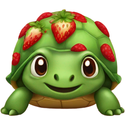 strawberry turtle  emoji