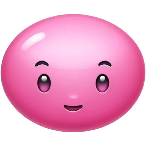 Pink emoji