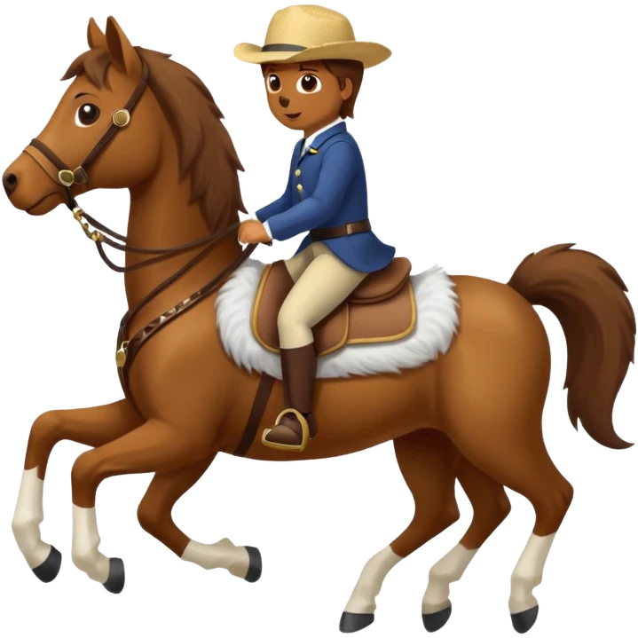 dog on a horse emoji