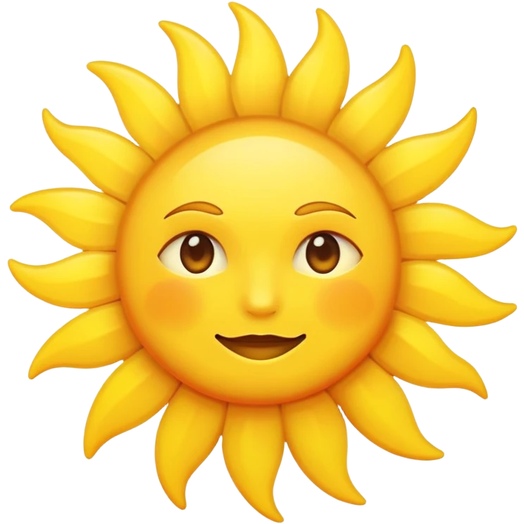 Sun emoji