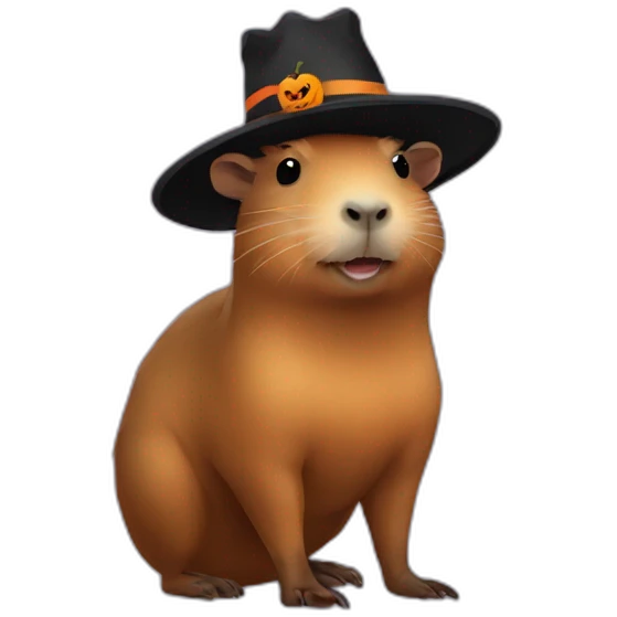 capybara halloween emoji